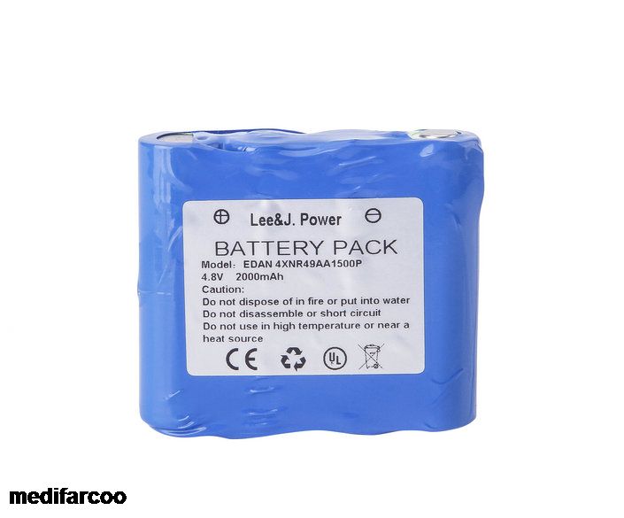 EDAN H100B Pulse Oximeter Battery 4XNR49AA1500P 4.8V 1500mAh with Excellent Quality in Prompt Supply