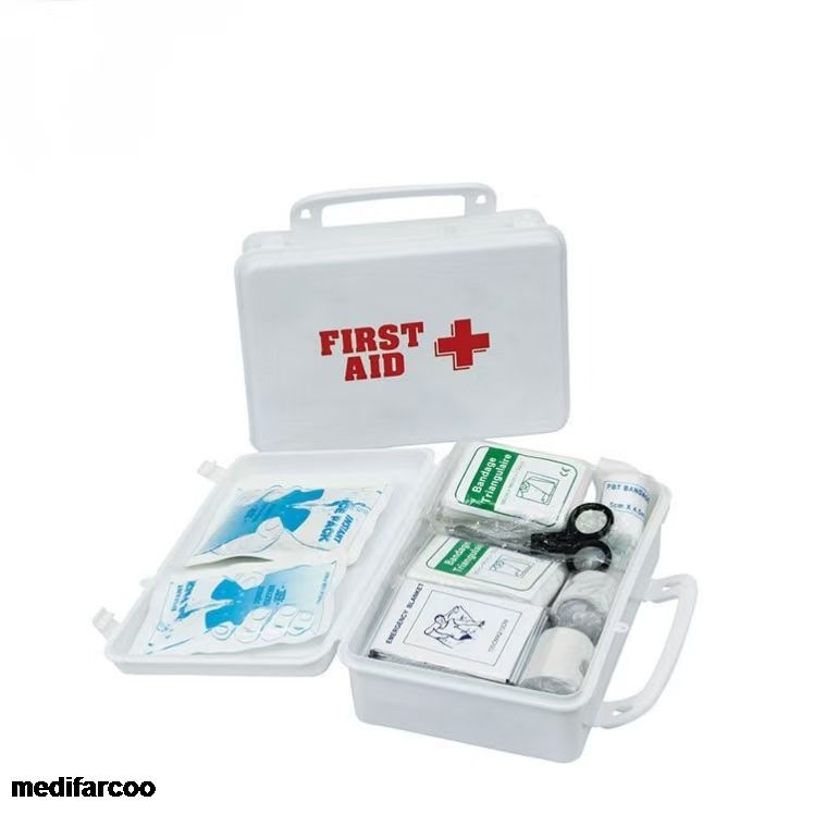 82 Pieces Emergency First Aid Box