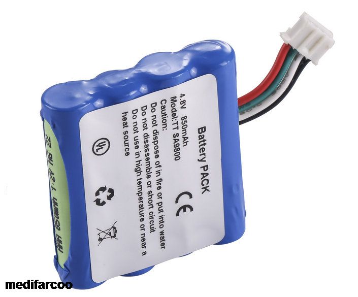 Canada TT SA9800 Physiological apparatus Battery 4.8V 850mAh with Excellent Quality in Prompt Supply